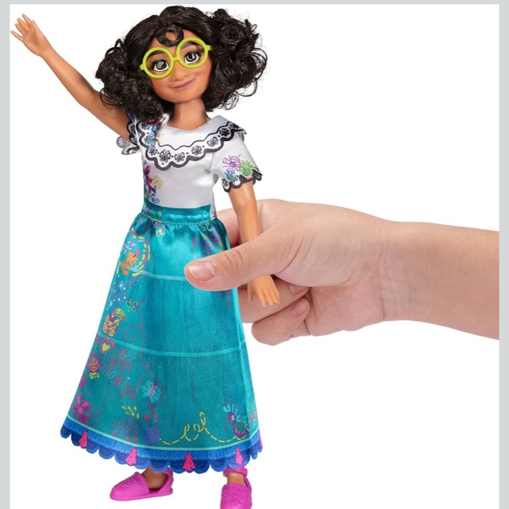 Disney Encanto Doll with Teal Skirt and Pink Shoes